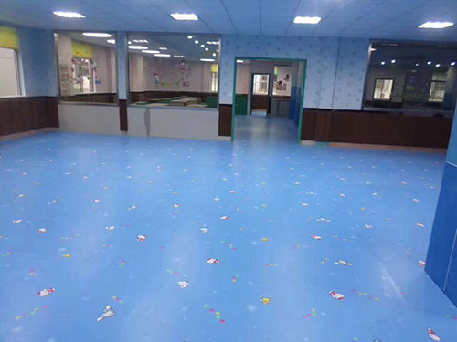 幼儿园室内PVC地板应用